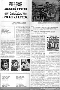 Fulgor y muerte de Joaquín Murieta