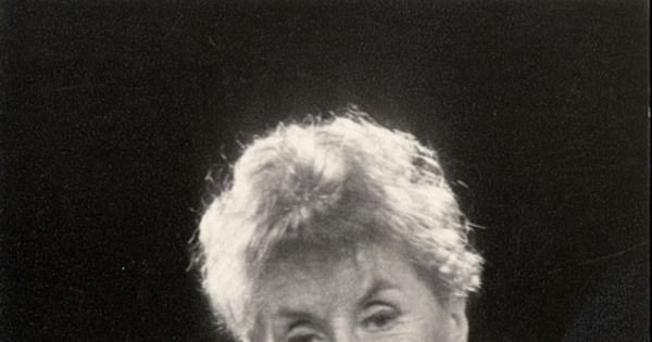 La escritora Alicia Amor, ca. 1980