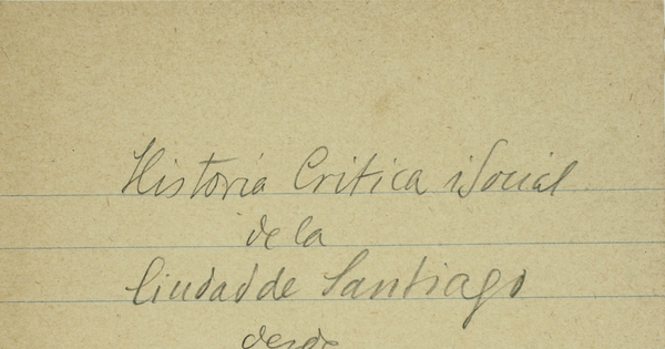Fichas manuscritas de historiadores chilenos sobre léxico araucano