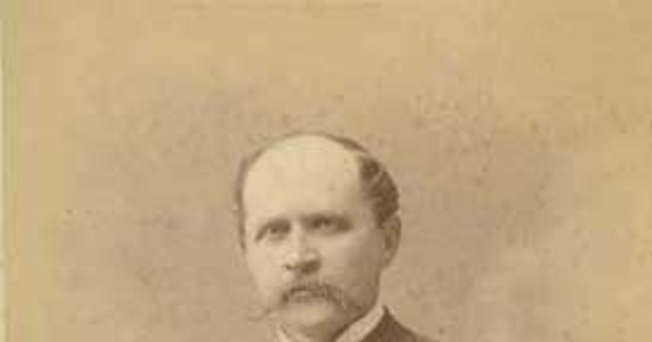 Ramón Barros Luco, quien sería presidente de Chile, 1892