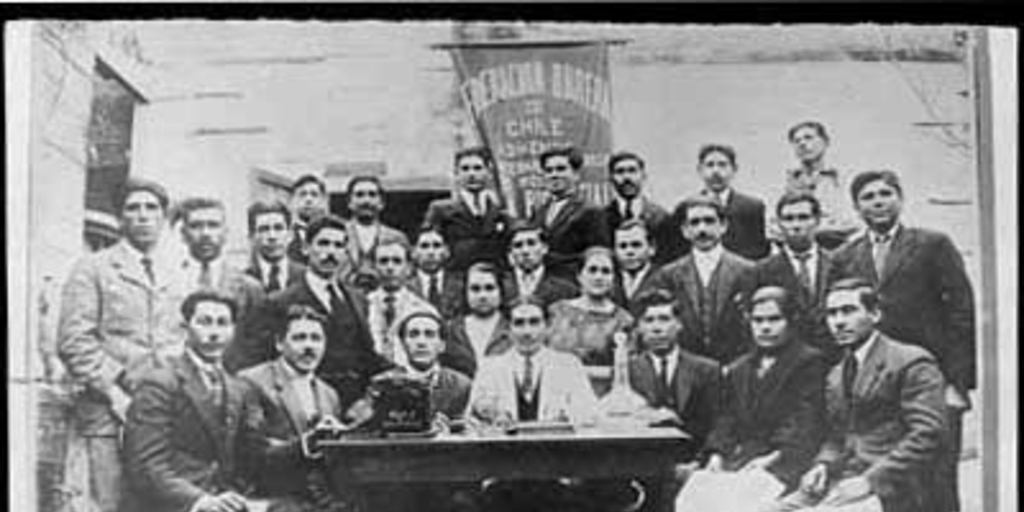 Federación Obrera de Chile: asistentes al 1º Congreso Regional del Salitre, 1915