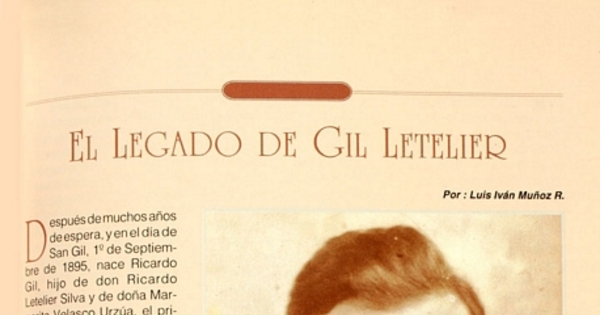 El legado de Gil Letelier