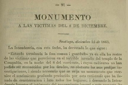 Monumento a las víctimas del 8 de diciembre: 15 diciembre de 1863