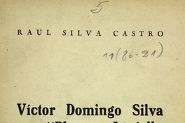 Victor Domingo Silva en "Pluma y lápiz"