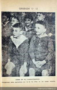 Niños en el cinematógrafo, 1929