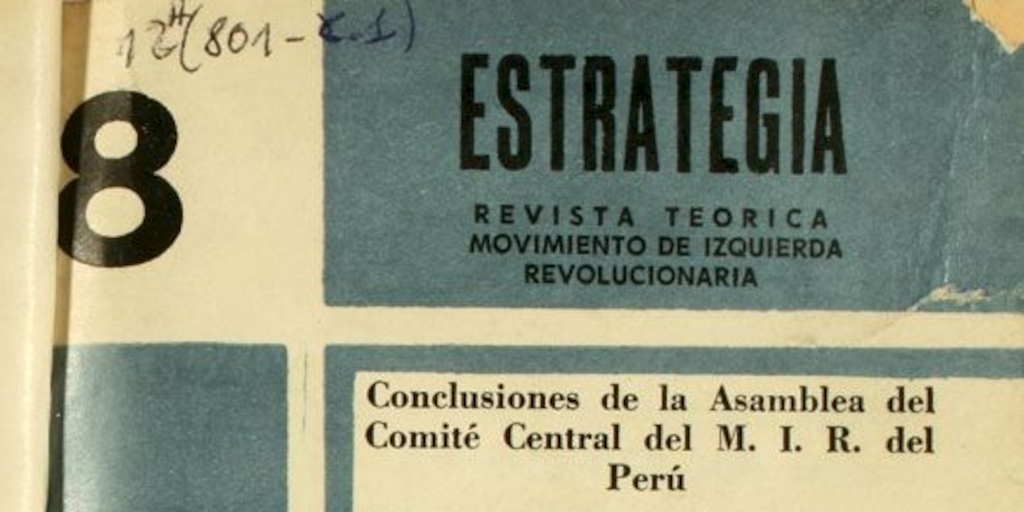 Estrategia: n° 8, abril 1967