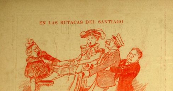 Ilustración "En Las Butacas del Santiago"