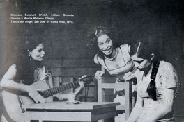 Representación de La remolienda, Compañía Teatro el Ángel, San José de Costa Rica, 1978