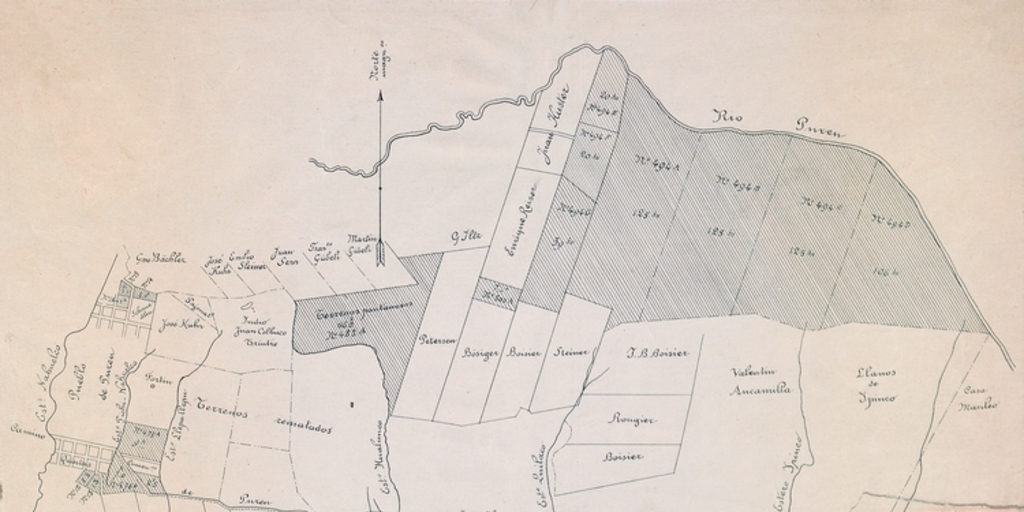 Plano de la Colonia de Purén de 1898 [mapa]