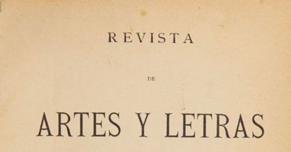 Revista de artes y letras: tomo 2, número 9, 15 de noviembre de 1884