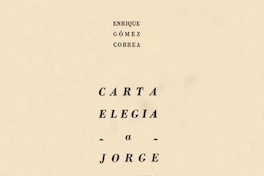 Carta elegía a Jorge Cáceres