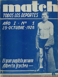 Match: año 1, no. 1, 25 de octubre de 1928