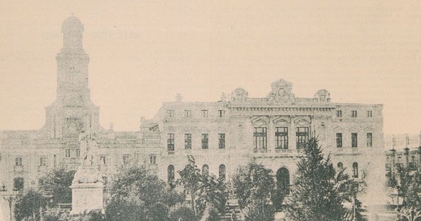 Plaza de Armas de Santiago, 1902