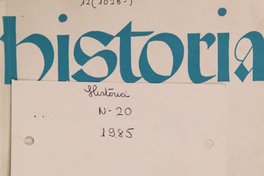 Historia: n° 20, 1985