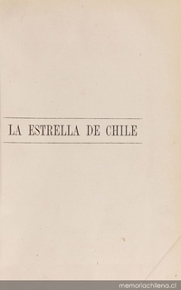 La Estrella de Chile: año 10, 1877