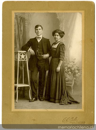 Autorretrato con su mujer, ca. 1910