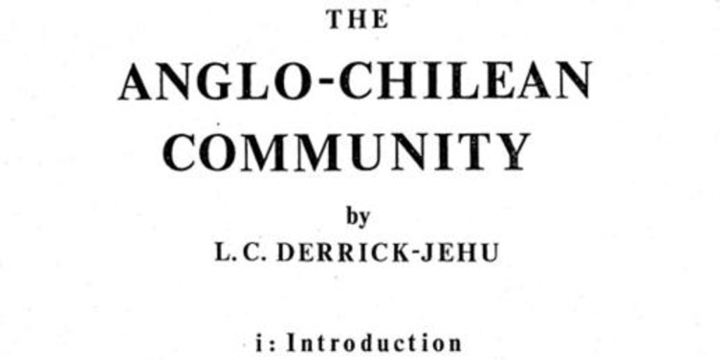 The anglo-chilean community