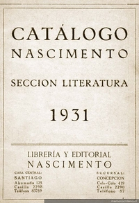 Catálogo Nascimiento : Sección literatura