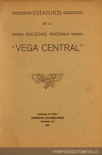 Estatutos de la Sociedad Anónima "Vega Central"