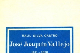 José Joaquín Vallejo : (1811-1858)