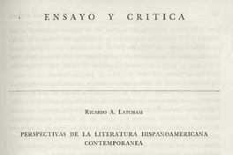 Perspectivas de la literatura hispanoamericana contemporánea : la novela