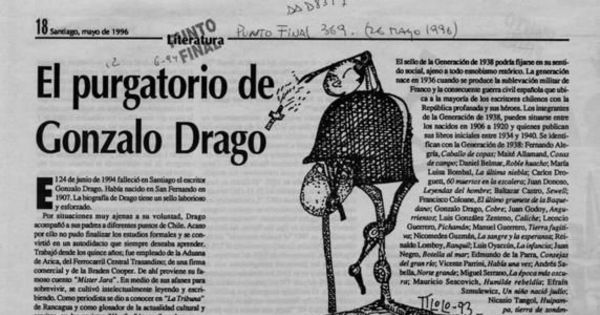 El purgatorio de Gonzalo Drago