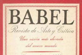 Babel : revista de arte y crítica : número 26, Marzo - Abril 1945