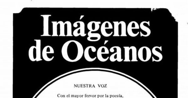 Imágenes de océanos : año 0, n° 1, Antofagasta 1983