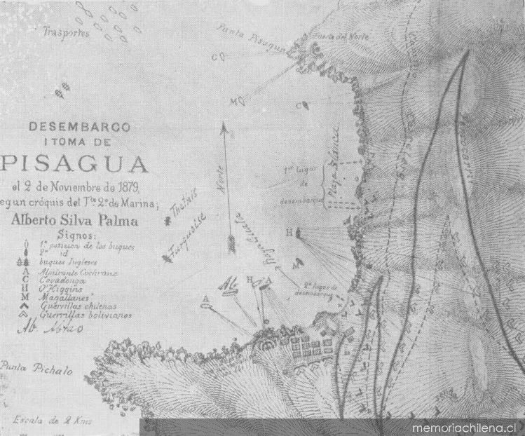 Desembarco y toma de Pisagua, noviembre de 1879