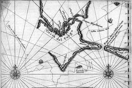 Coarte vanda niewe passage bezunden de Strate Magellani ontdet en deurgesenlt inden iare 1616 Door Willem Schoute van Hoor.