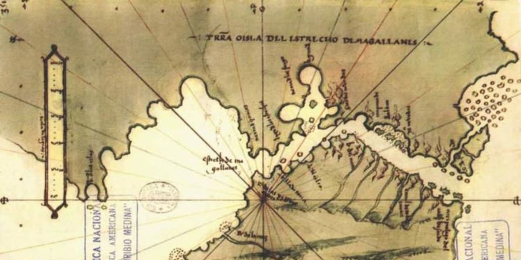 Mapa del Estrecho de Magallanes, 1540