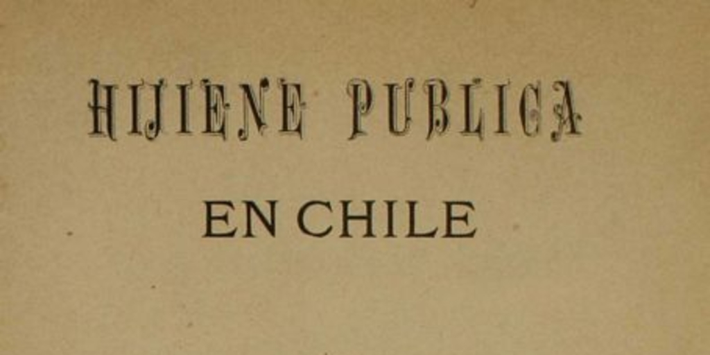 Hijiene pública en Chile