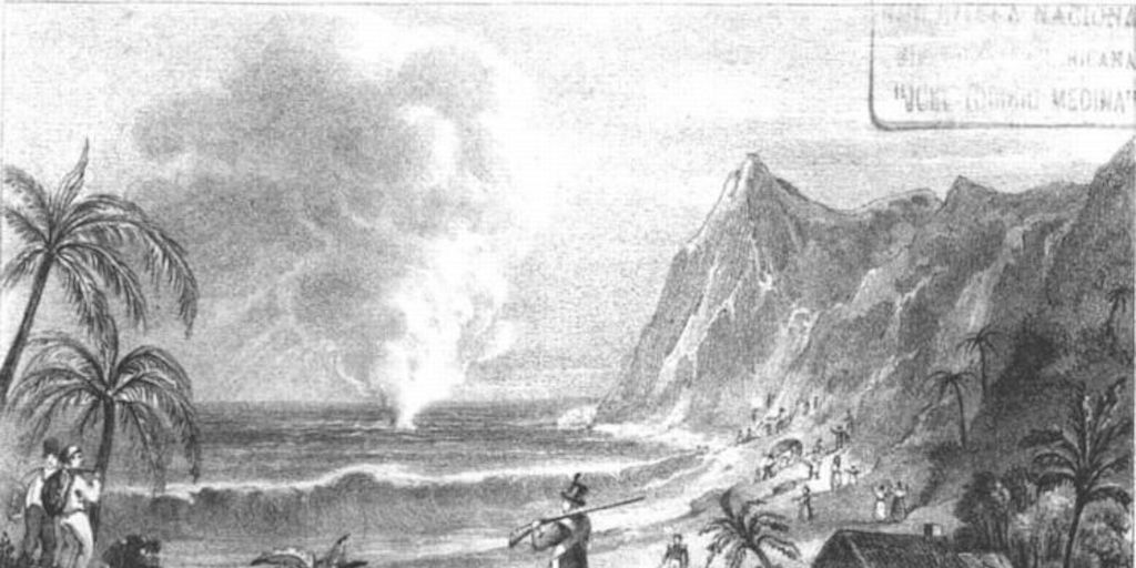 Submarine eruption at Juan Fernandez: 20th. feby 1835.
