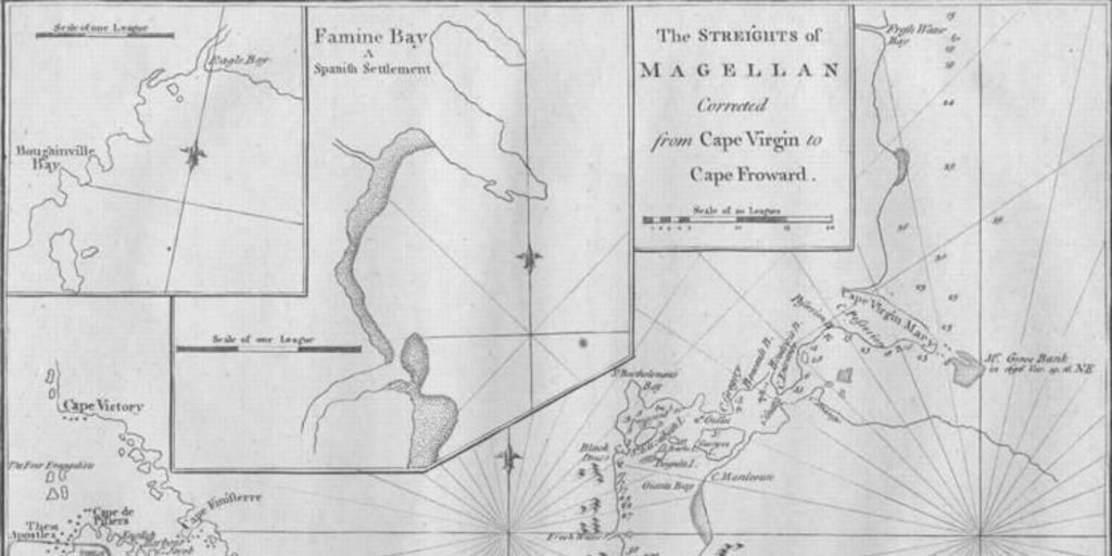 The Streights of Magellan corrected from Cape Virgin to Cape Foward