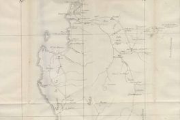 Mapa de la Región de la Araucanía, siglo XIX