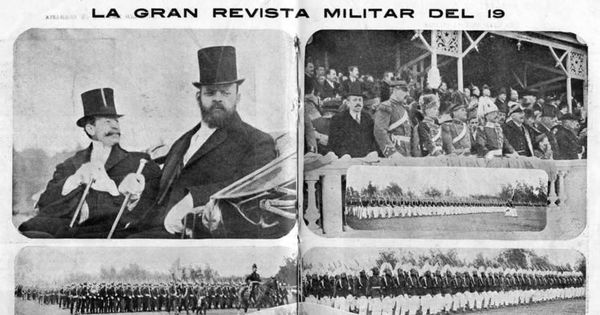 La gran Revista Militar, 1910