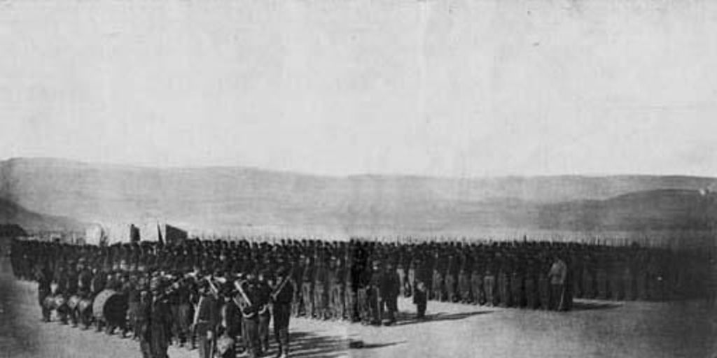 Regimiento Esmeralda antes de la Batalla de Tacna, mayo de 1880