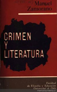 Crimen y literatura : ensayo de una antología criminológico-literaria de Chile
