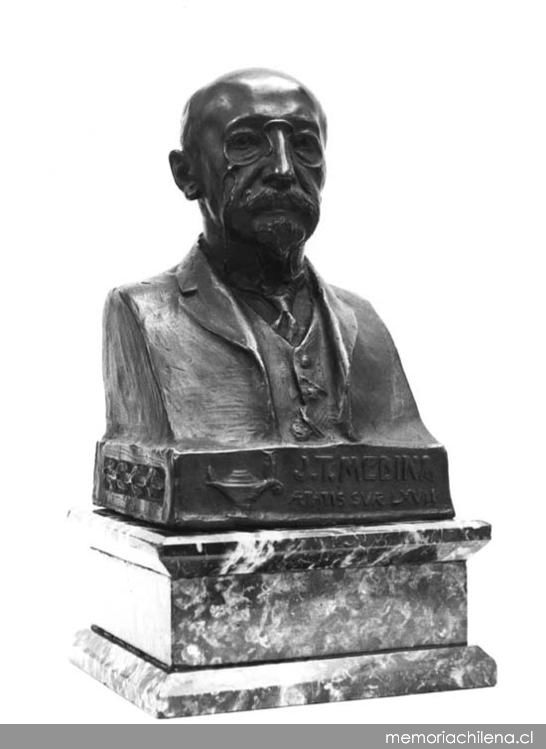 Busto de José Toribio Medina, 1952-1930