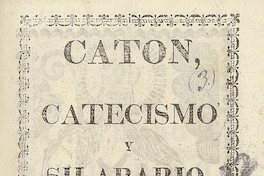 Caton, catecismo y silabario