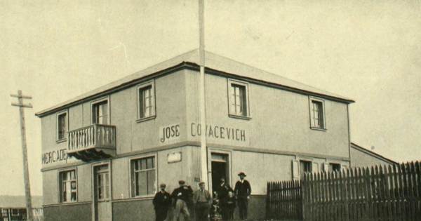 Casa comercial José Cocacevich, Porvenir, Tierra del Fuego, 1906