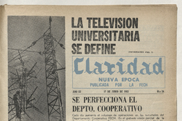 Claridad, número 24, 1963