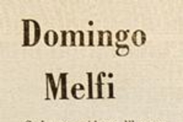 Domingo Melfi