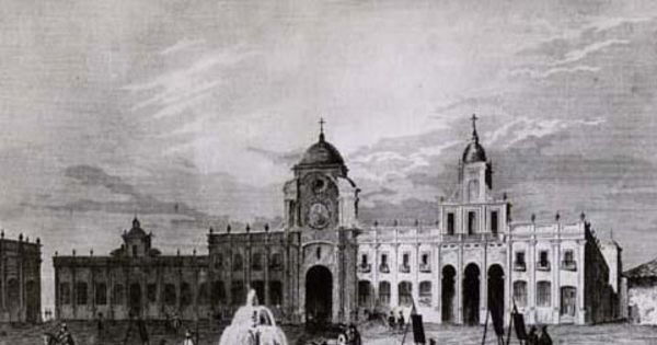 Plaza de Santiago, siglo XIX