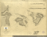 Costa oriental de Chiloé [mapa] : desde Pta. Chohen a Pta. Tenaun i grupo de las Islas Chauques