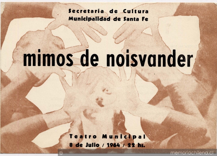 Programa Teatro Municipal de Santa Fe, Argentina, 1964