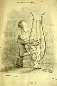 Guillermo Blest Gana, dibujado por Antonio Smith, 1858.