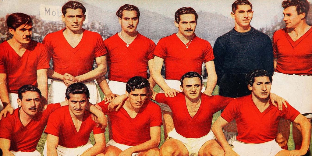  Equipo de Unión Española 1950 Estadio. Santiago : [s.n.], 1941-1982, nº 380, (26 ago 1950),