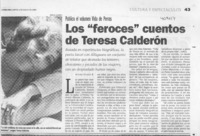 Los "feroces" cuentos de Teresa Calderón