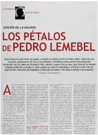Los pétalos de Pedro Lemebel: [entrevistas]
